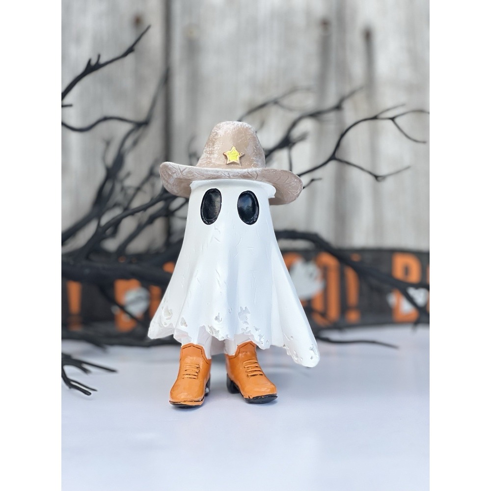 Cowboy Ghost Statue Display Ornaments Resin Handicrafts Halloween Figure 6 in